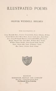 Cover of: Illustrated poems of Oliver Wendell Holmes. by Oliver Wendell Holmes, Sr.