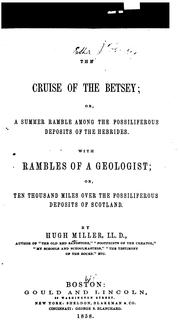 Cover of: The cruise of the Betsey. by Hugh Miller