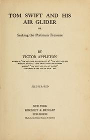 Cover of: Tom Swift and his air glider by Victor Appleton