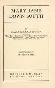 Cover of: Mary Jane down south by Clara Ingram Judson
