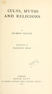 Cover of: Cults, myths and religions by Salomon Reinach