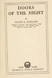 Cover of: Doors of the night. by Frank L. Packard