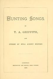 Hunting songs by T. A. Griffith