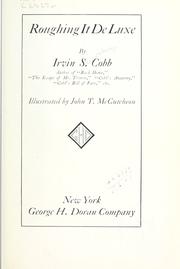 Cover of: Roughing it de luxe by Irvin S. Cobb