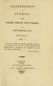 Cover of: Illustrations of Sterne, with other essays and verses.