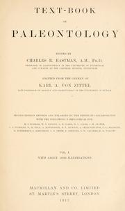 Text-book of paleontology by Karl Alfred von Zittel