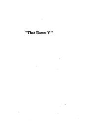 Cover of: "That damn Y" by Katherine Mayo