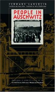 Cover of: People in Auschwitz by Hermann Langbein