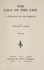 The call of the East by Thurlow Fraser