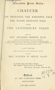 Cover of: The Prologue from the Canterbury tales. by Geoffrey Chaucer