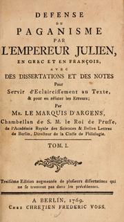Cover of: Defense du paganisme by Julian Emperor of Rome