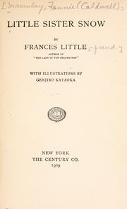 Cover of: Little Sister Snow by Frances Little