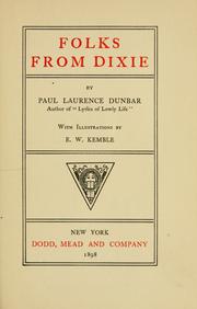 Folks from Dixie by Paul Laurence Dunbar