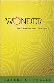 Cover of: Wonder: From Emotion to Spirituality