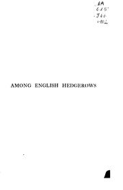 Cover of: Among English hedgerows by Clifton Johnson