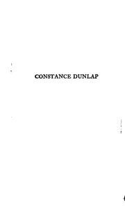 Cover of: Constance Dunlap, woman detective by Arthur B. Reeve, Arthur B. Reeve