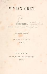 Cover of: Vivian Grey. by Benjamin Disraeli