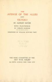 Cover of: The avenue of the allies and Victory