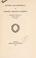 Cover of: Letters and memorials of Wendell Phillips Garrison, literary editor of "The Nation" 1865-1906.