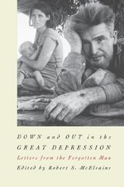 Cover of: Down and Out in the Great Depression | Robert S McElvaine