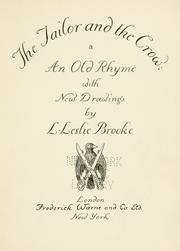 Cover of: The tailor and the crow by L. Leslie Brooke