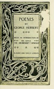 Cover of: Poems by George Herbert