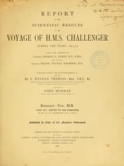 Cover of: Report on the Nemertea collected by H. M. S. Challenger during the years 1873-76. by A. A. W. Hubrecht