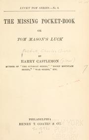 Cover of: The missing pocket-book by Harry Castlemon