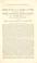 Cover of: Speech of Hon. B.F. Hallett, of Mass., in Washington City, June 25, 1860