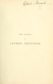 Cover of: Works. by Alfred Lord Tennyson