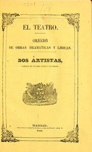 Cover of: Dos artistas: comedia en cuatro actos