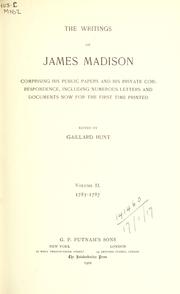 Cover of: Writings by James Madison