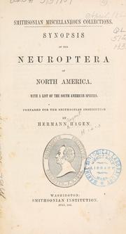 Synopsis of the neuroptera of North America by Hermann August Hagen