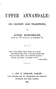 Upper Annandale by Agnes Marchbank