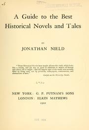 Cover of: A guide to the best historical novels and tales by Jonathan Nield