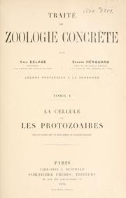 Cover of: Traite de zoologie concr©Łete.