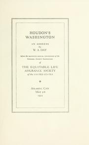 Cover of: Houdon's Washington