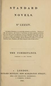 Cover of: The inheritance by Susan Ferrier