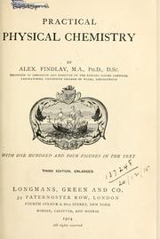 Cover of: Practical physical chemistry. by Alexander Findlay, Alexander Findlay