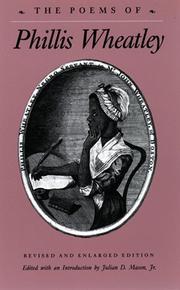 Cover of: Poems of Phillis Wheatley (Revised, Enlarged) by Julian D. Mason