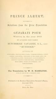 Front cover of Prince Albert by Muncherjee Cawasjee
