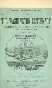 Cover of: The Washington centenary by 