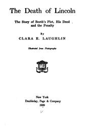 Cover of: The death of Lincoln by Clara E. Laughlin