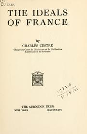 Cover of: The ideals of France.