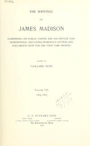 Cover of: Writings by James Madison