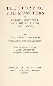 The story of the Munsters at Etreux, Festubert, Rue du Bois and Hulloch by Jessie Louisa Moore Rickard