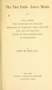 Cover of: The two paths by John Ruskin