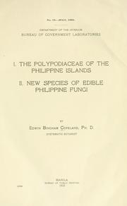 Cover of: The Polypodiaceae of the Philippine Islands. by Edwin Bingham Copeland