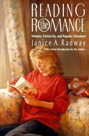 Reading the romance by Janice A. Radway