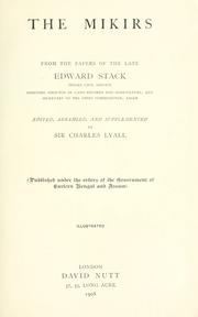 Cover of: The Mikirs by Edward Stack